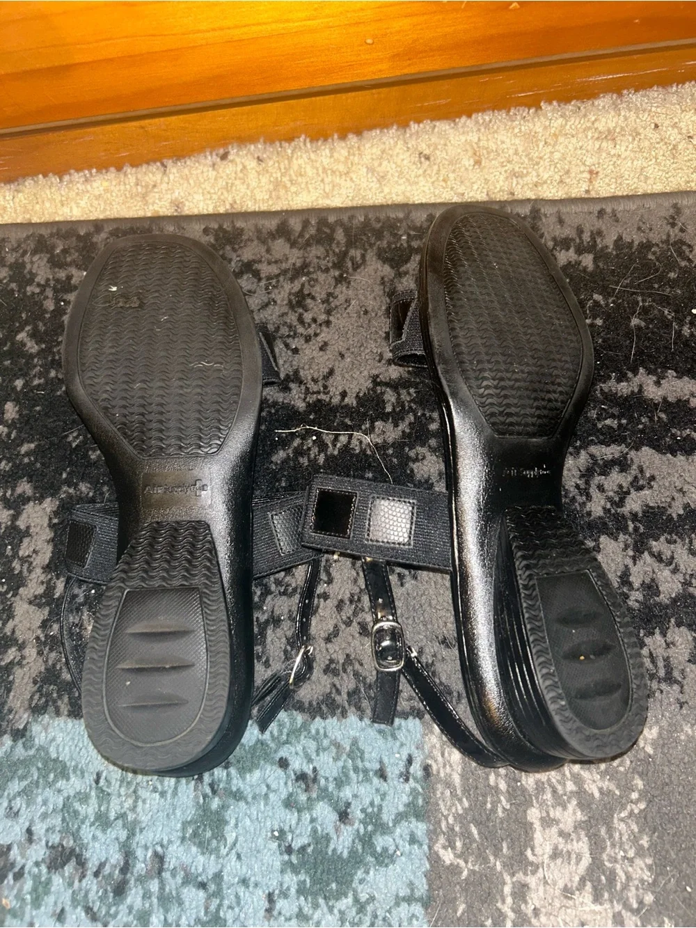 Source Unknown Black Air Supply Plus Women’s Strappy Sandals